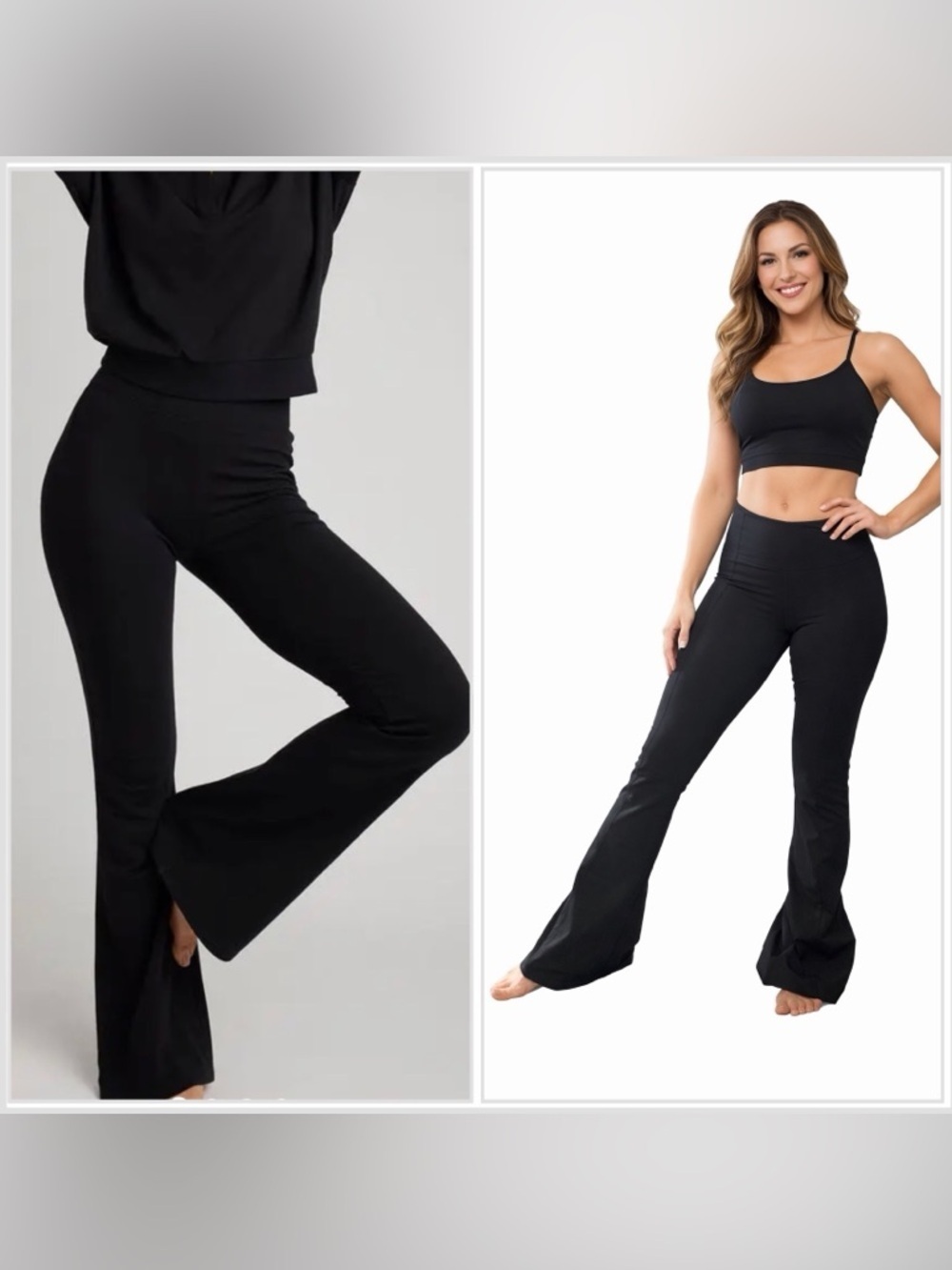 DYI Define Your Inspiration Black Flare Leggings